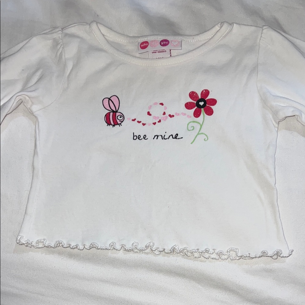 White Bee Mine Kids Shirt